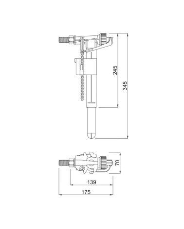 GALLEGGIANTE HVK 3/8 SLIM 