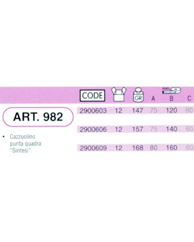 CAZZUOLINO P/QUAD M/PL 140