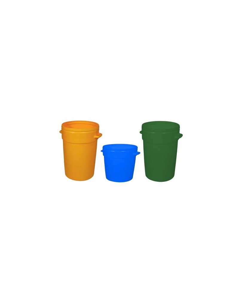 BIDONE ECHO 70L BLU S/COPE