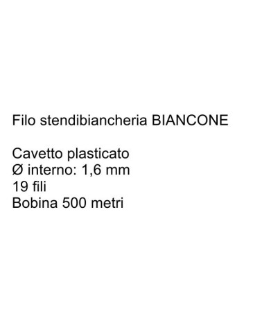 FILO STENDIB BIANCONE 500M