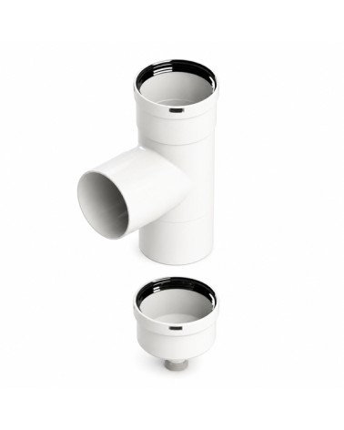 TEE C/TAPPO RACC.COND diametro 100