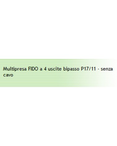 MULTIPRESA 4BIP S/CAVO BIA