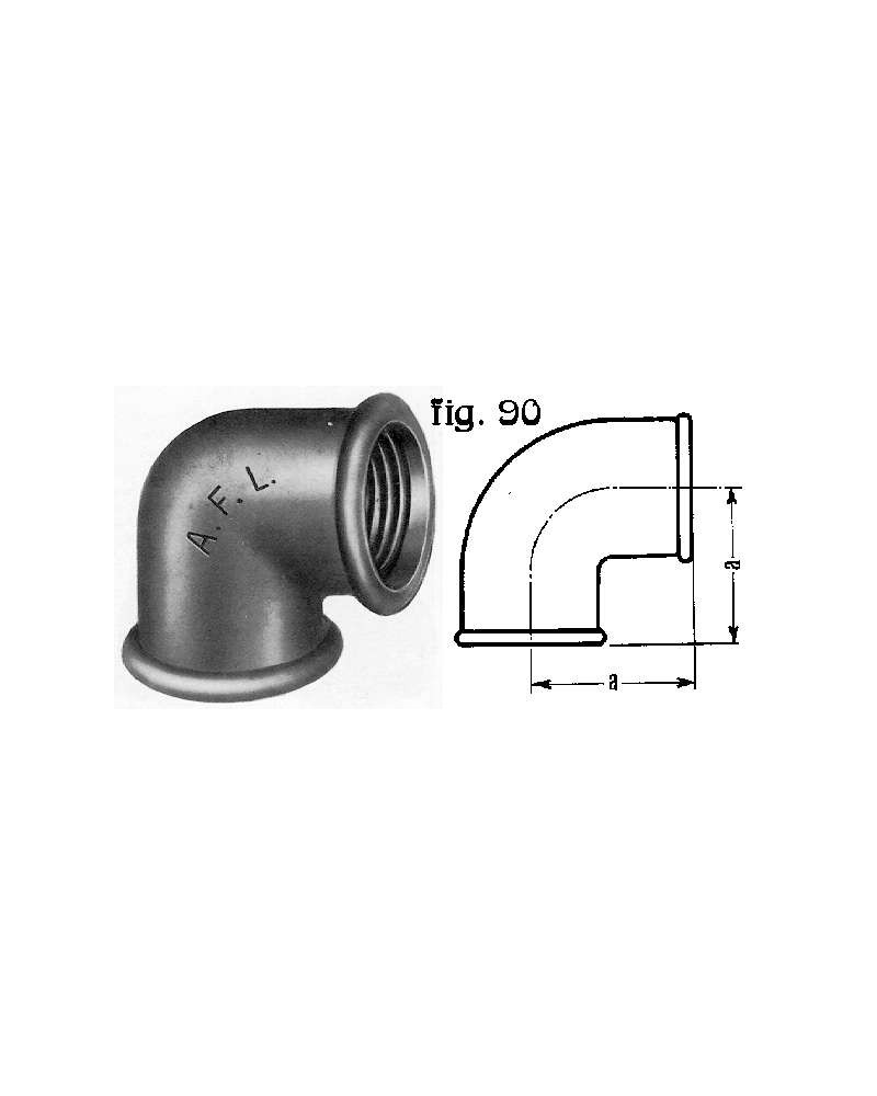 90 GOMITI FF ZINC 3/8     