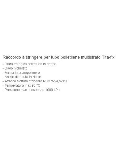 RACCORDO RBM/MULTIST 16x2 
