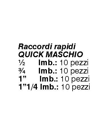RACCORDO RAP QUICK M 1/2  