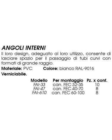 ANGOLO INTERNO     FAI-33 