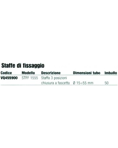 STAFFA DI FISSAG STFF 1555