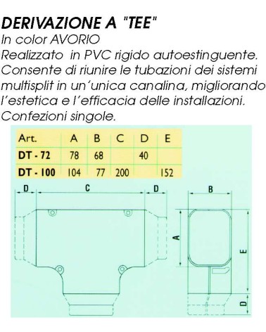 DERIVAZIONE A T AVOR.DT-72