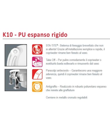SEDILE NEW K10 C/COPERCHIO