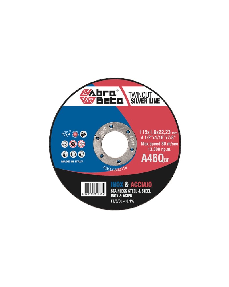 DISCO ABRA FE/INOX 115X1,0