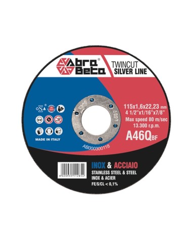 DISCO ABRA FE/INOX 115X1,6