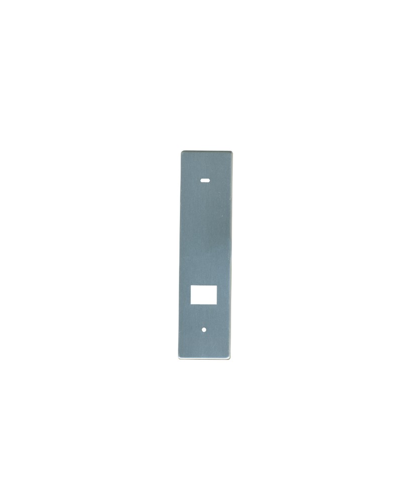 Placca in alluminio anodizzato argento per avvolgitore tipo Uni 6-8-12 MM184