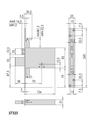 SERR.DOP/MAP 3CH 4MAND T25