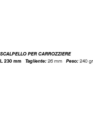 SCALP.CARROZ PIATTO 26X235