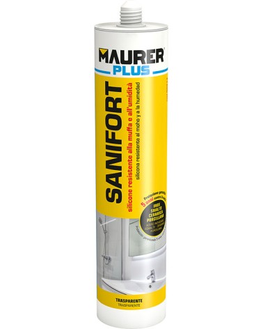 SIGILLANTE ACETICO SANIFORT BIANCO MAURER 96915