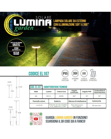 LUMINAGARDEN DOP/FIS 260LU