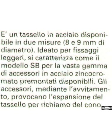 TASSELLI SBS 8/1 ACC   50P