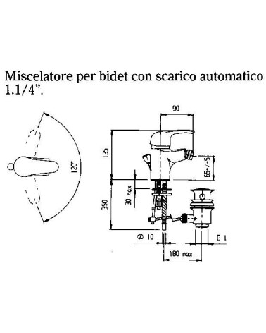 MIX BIDET  C/S  PRIMA   CR