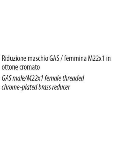 RIDUZIONE F22/1 X M3/4    