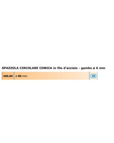 SPAZZOLA CIRC CONIC 90 P6 
