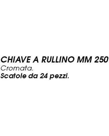 CHIAVE A RULLINO 250 mm   