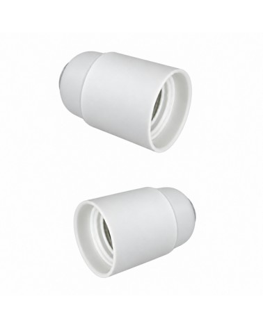 PORTALAMPADA BIANCO E27   