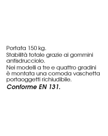 SCALA ALLUMINIO E2 12+12  