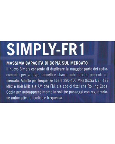 RADIOCOM.SIMPLY FR1 GRIGIO