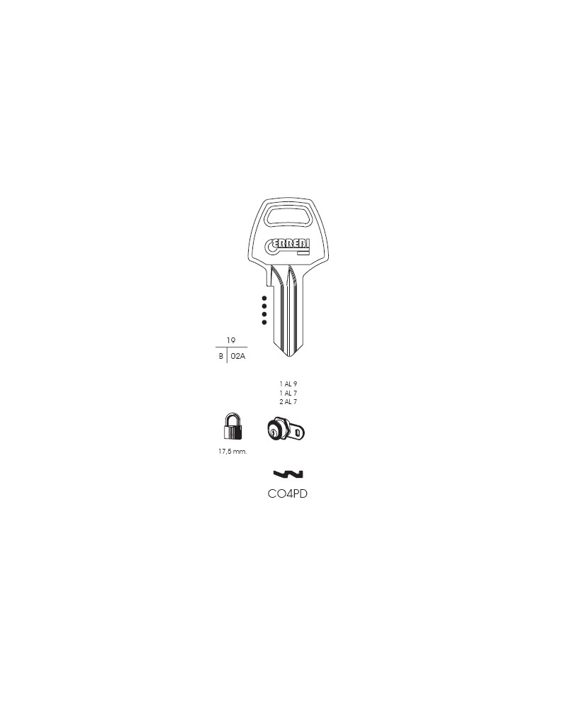 CHIAVE CO4PD | CB4        