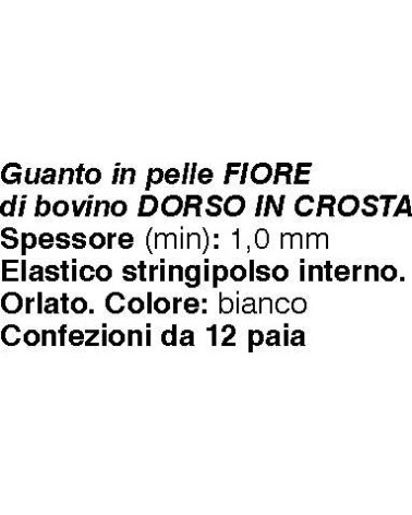 GUANTO FIORE DOR/CRO TG 10