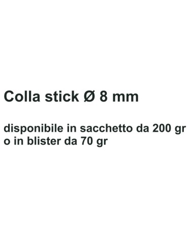 COLLA STICK diametro 7 GR 200 SACC