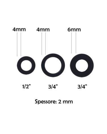 GUARN GOM/TEL SP2 3/4 10PZ