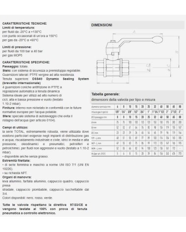 VALVOLA SF TOTAL MF 3/8   