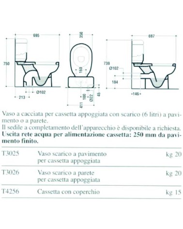 VASO UNIV.C/SED.DIAGONAL B