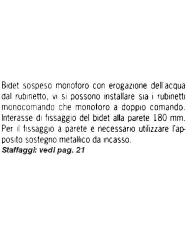BIDET SOSP. 1F SMALL  BIAN