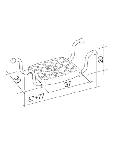 SEDILE VASCA STRUT ALLUMIN