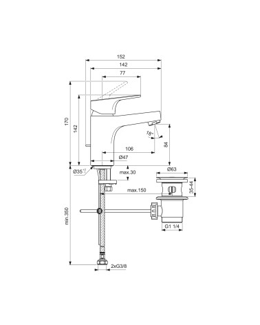 CERABASE MIX LAVABO       