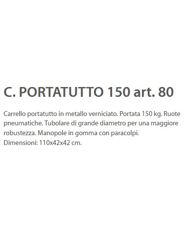 CARRELLO PORTATUT RED 150K