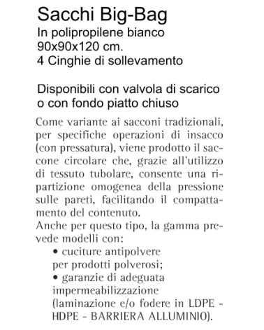 SACCO BIGBAG 90x90x120 CHI
