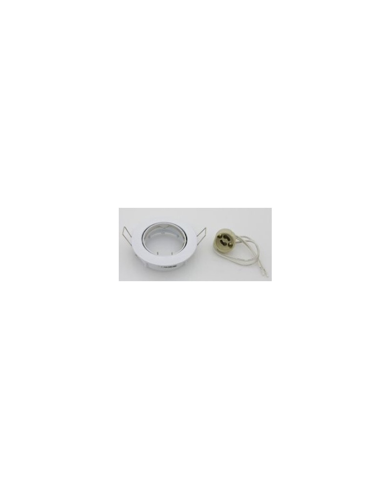 FARETTO INCASSO FISSO P/LED GU10 BIANCO