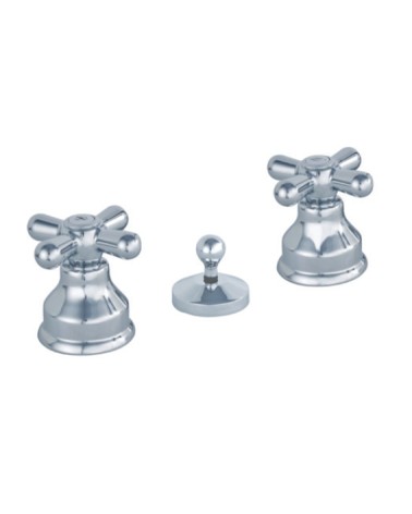 BATT.BIDET 3/F CROCE CROMO