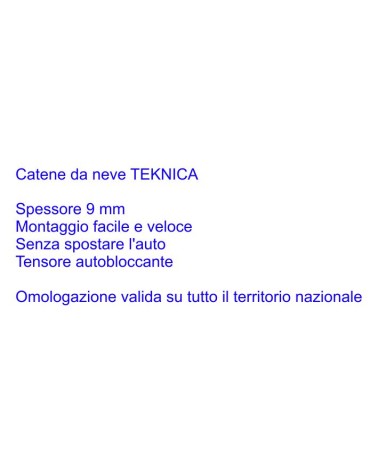 CATENE DA NEVE 9MM ICE 60 