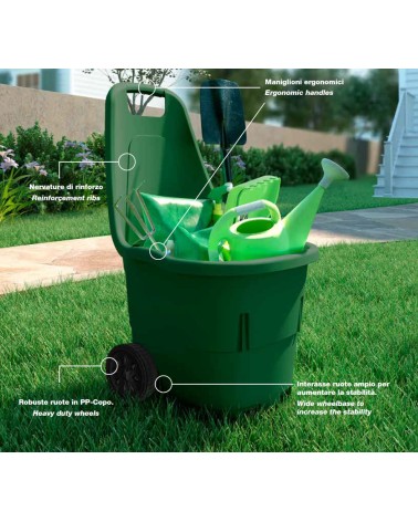 CARRELLO GIARDINO MULTIUSO
