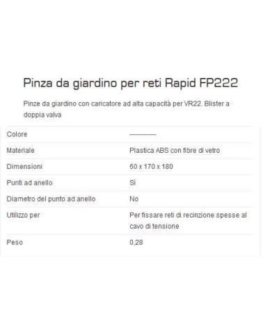PINZA LEGATUR FP222 x RETI