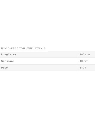 TRONCHESE LATERALE 160 MM 
