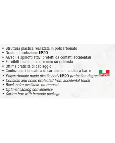 PRESA DIR 10A/16A NERA ECO