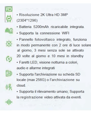 VIDEOCAM C/PAN FOTO WIFI  