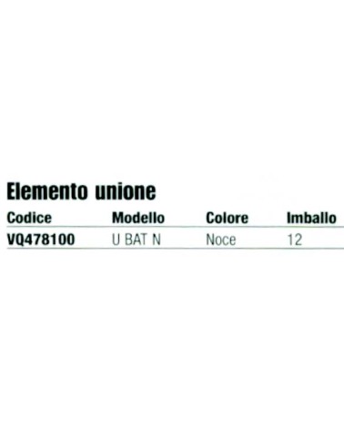 ELEMENTO UNIONE       NOCE