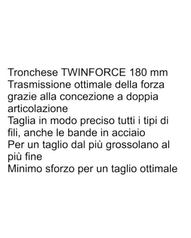 TRONCH TWINFORCE diametro  3 MM180