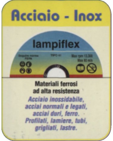 DISCO TAGLIO INOx diametro 115x1.6